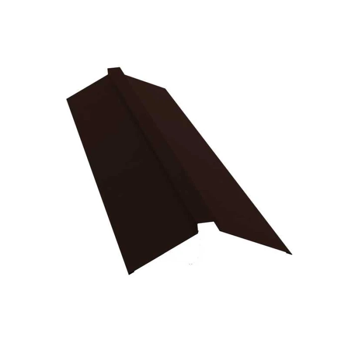 Планка конька плоского 115х30х115 0,5 Rooftop Matte RAL 8017 шоколад