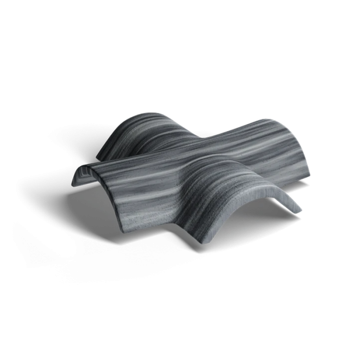 Х-образная черепица Antik Серый Kriastak